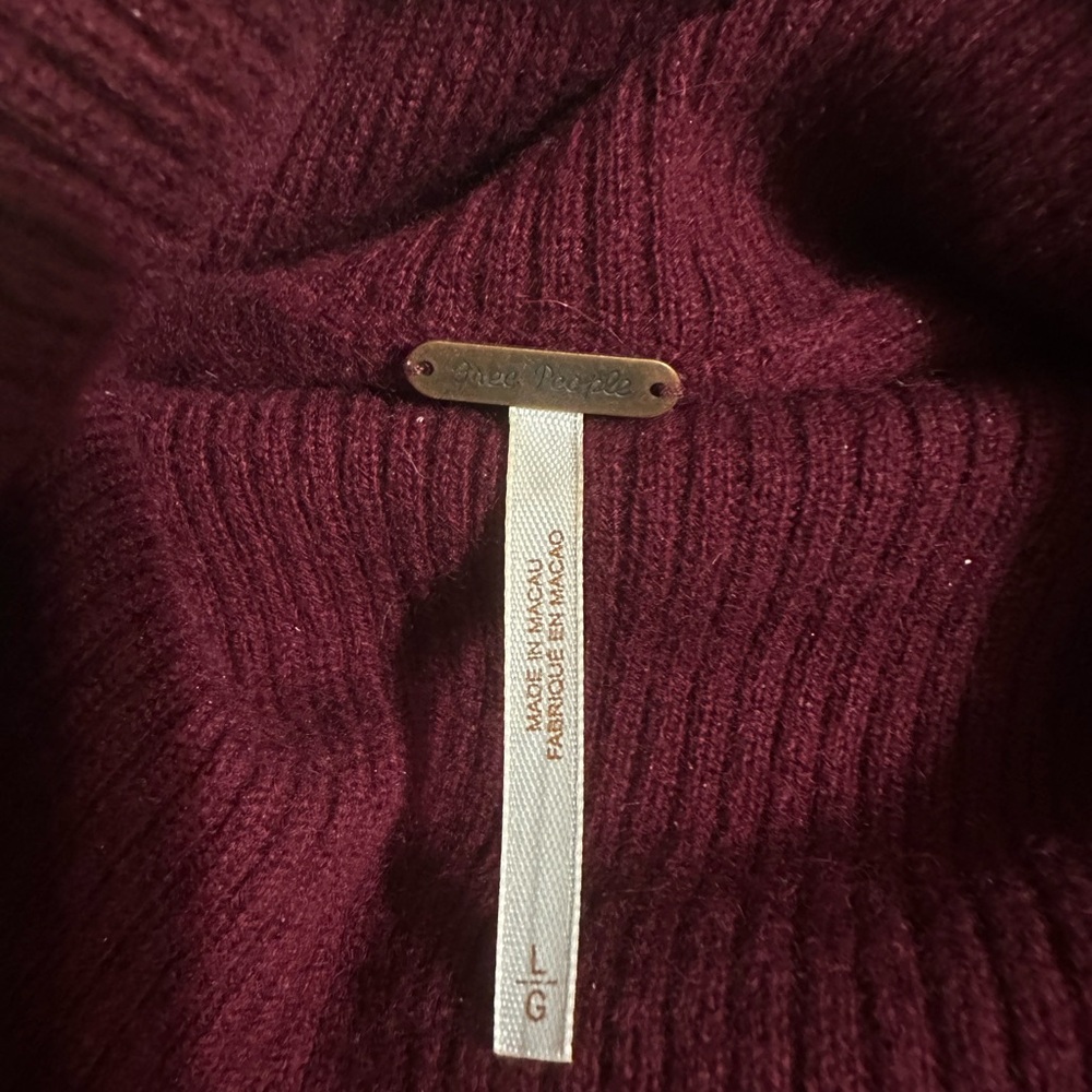 Free People Addie Cashmere Turtleneck Sweater - Picture 4 of 6